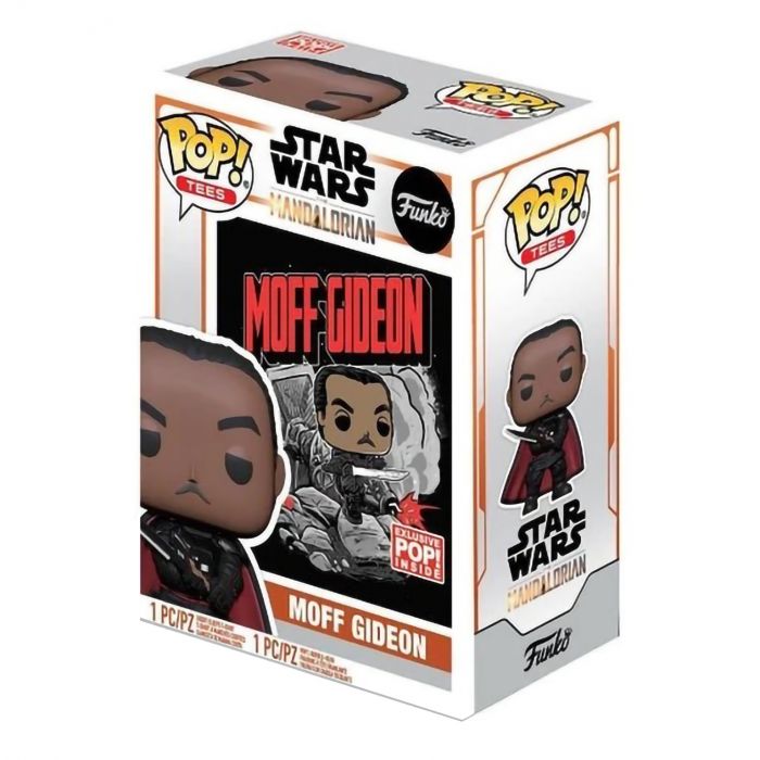 Набір Фігурка+Футболка Funko POP and Tee Star Wars The Mandalorian Moff Gideon (M) 52703 (UT-53542)