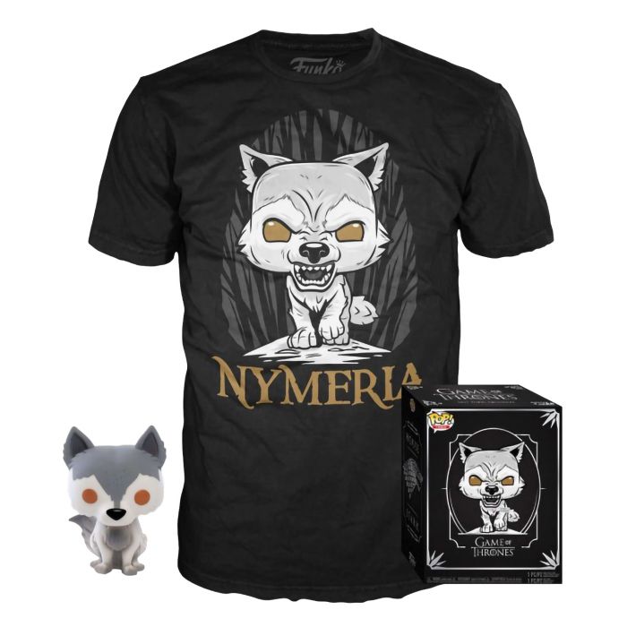 Набір Фігурка+Футболка Funko POP and Tee: GOT: Nymeria (M) 38640