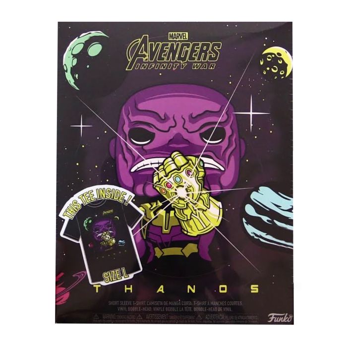 Набір Фігурка+Футболка Funko POP and Tee: Infinity War: Thanos (M) 33455