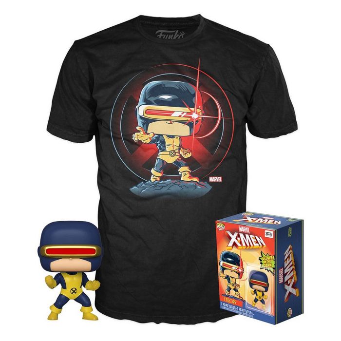 Набір Фігурка+Футболка Funko POP and Tee: Marvel 80th: First Appearance: Cyclops (L) 47364