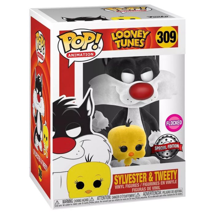 Набір Фігурка+Футболка Funko POP and Tee: Looney Tunes: Sylvester & Tweety (L) 46987