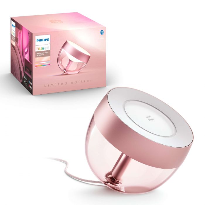 Настільний світильник Philips Hue Iris, 2000K-6500K, RGB, ZigBee, Bluetooth, розумний, димування, рожевий