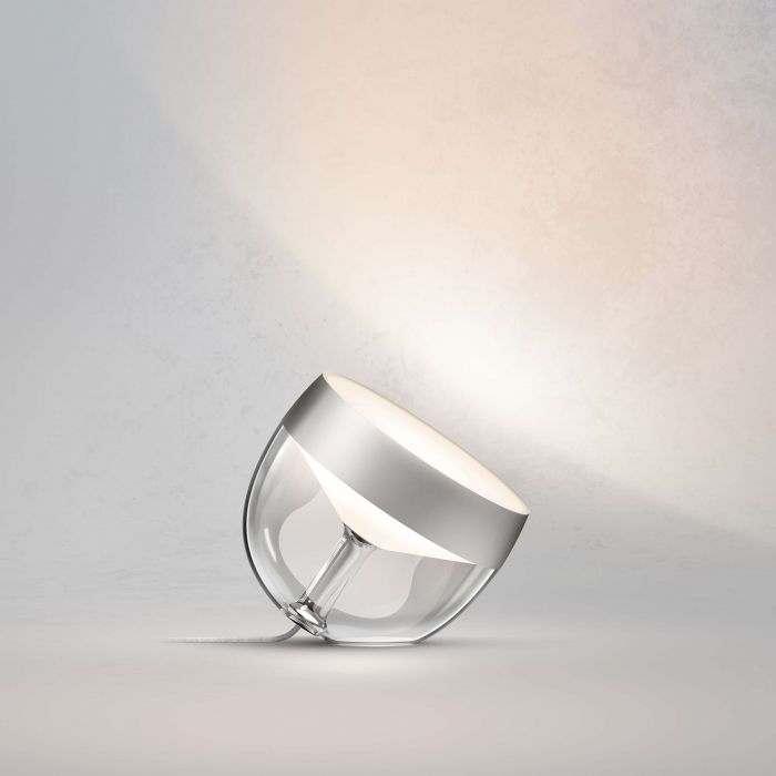 Настільний світильник Philips Hue Iris, 2000K-6500K, RGB, ZigBee, Bluetooth, розумний, димування, срібний