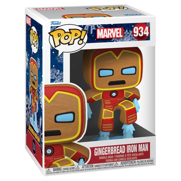 Фігурка Funko POP! Bobble Marvel Holiday Gingerbread Iron Man 50658