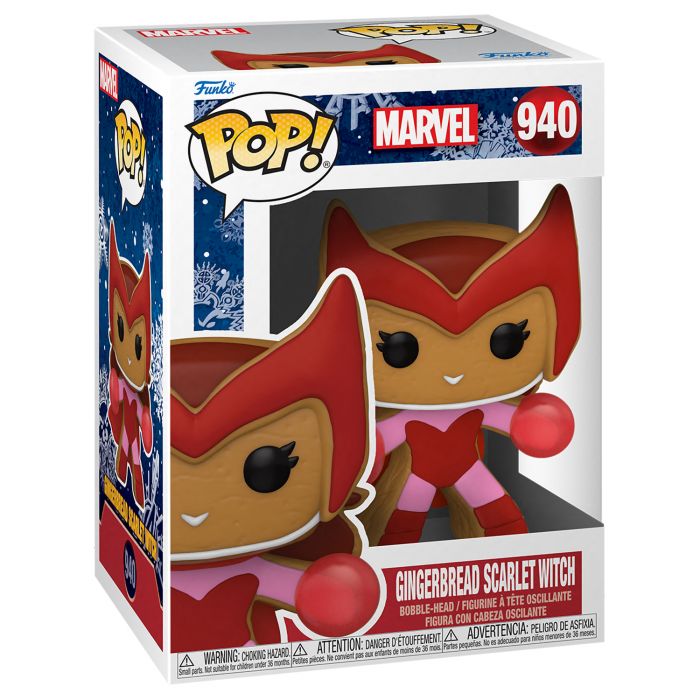 Фігурка Funko POP! Bobble Marvel Holiday Gingerbread Scarlet Witch 57129