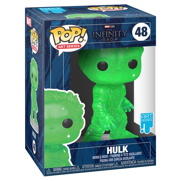 Фігурка Funko POP! Art Series Bobble Marvel Infinity Saga Hulk Green w/Case 57616