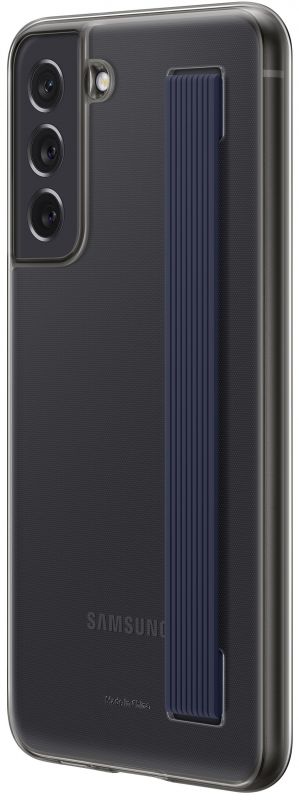 Чохол Samsung Clear Strap Cover для смартфону Galaxy S21 FE (G990) Dark Gray