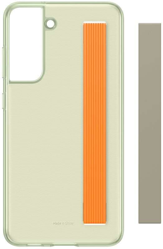 Чохол Samsung Clear Strap Cover для смартфону Galaxy S21 FE (G990) Olive Green