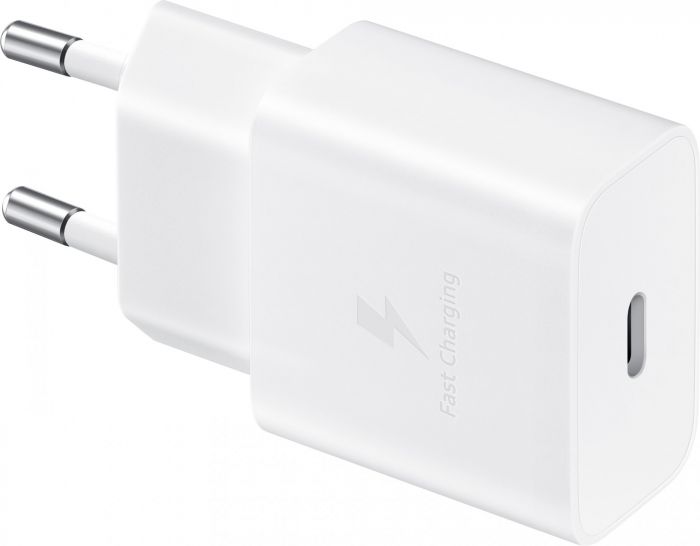 Мережевий зарядний пристрій Samsung 15W Power Adapter (w/o cable) White