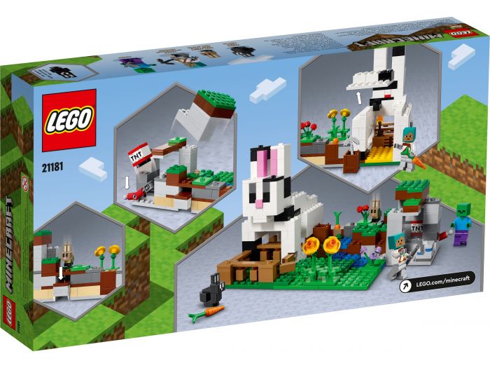 Конструктор LEGO Minecraft Кроляче ранчо 21181