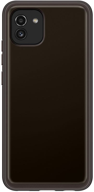 Чохол Samsung Soft Clear Cover для смартфону Galaxy A03 (A035) Black