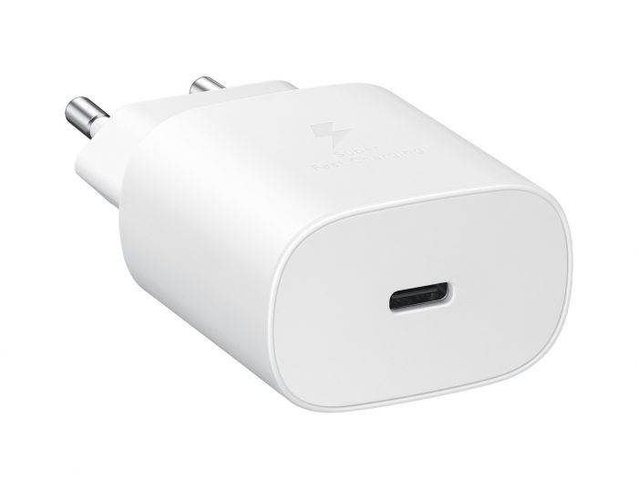 Мережевий зарядний пристрій Samsung 25W PD Wall Charger + Type-C Cable White