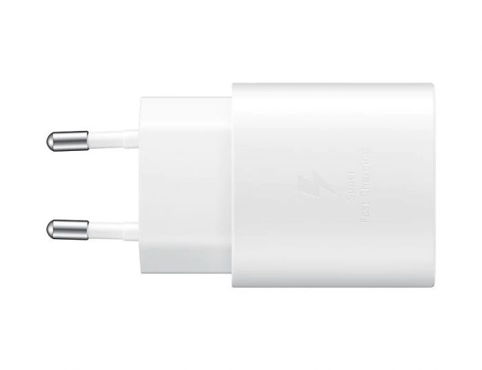 Мережевий зарядний пристрій Samsung 25W PD Wall Charger + Type-C Cable White