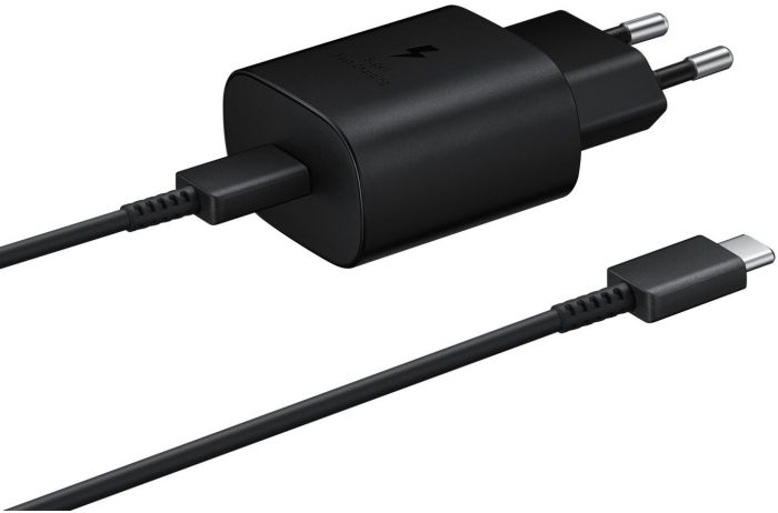 Мережевий зарядний пристрій Samsung 25W PD Wall Charger + Type-C Cable Black