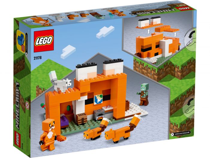 Конструктор LEGO Minecraft Хатина лисиці 21178