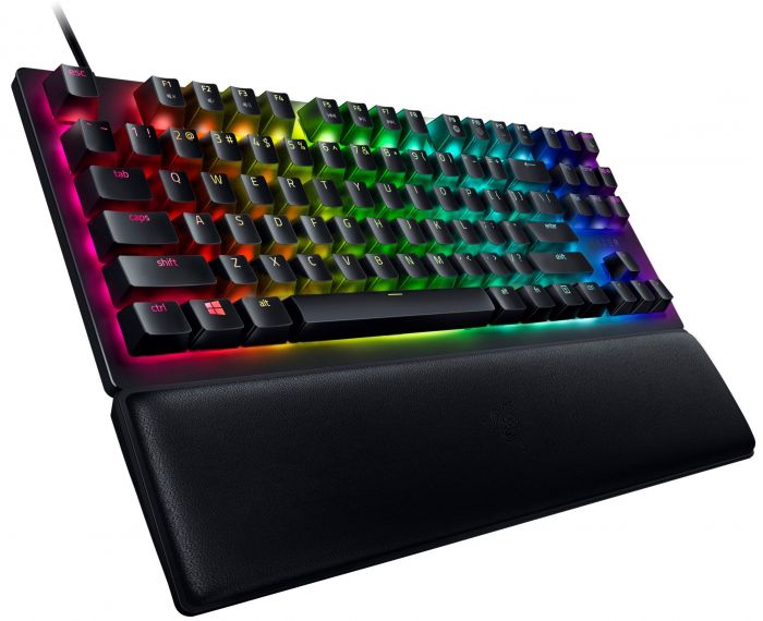 Клавіатура ігрова Razer Huntsman V2 Tenkeyless Purple Switch USB RU Black