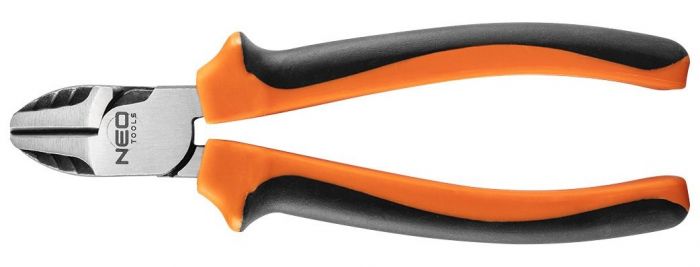 Кусачки-бокорізи Neo Tools, 40% FS, до 40% зменшення прикладених зусиль, 180 мм, CrNi