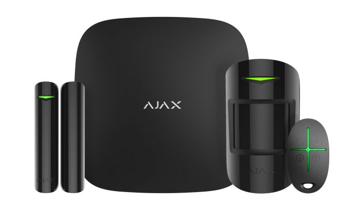Комплект охоронної сигналізації Ajax StarterKit 2 чорний