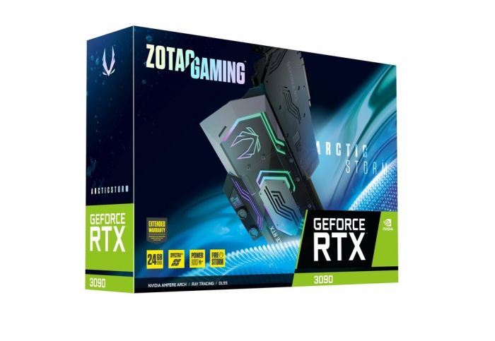 Відеокарта ZOTAC GeForce RTX 3090 24GB GDDR6X ArcticStorm water cooling