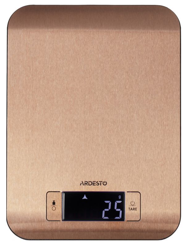 Ваги кухоннi Ardesto SCK-898R макс. вага 5 кг/коричневі