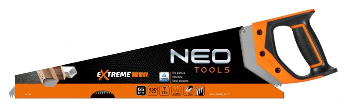 Ножівка по дереву Neo Tools, Extreme, 450 мм, 7TPI