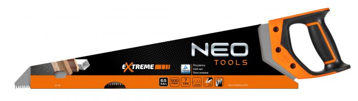 Ножівка по дереву Neo Tools, Extreme, 500 мм, 7TPI
