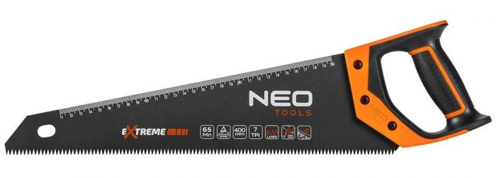 Ножівка по дереву Neo Tools, Extreme, 400 мм, 7TPI, PTFE