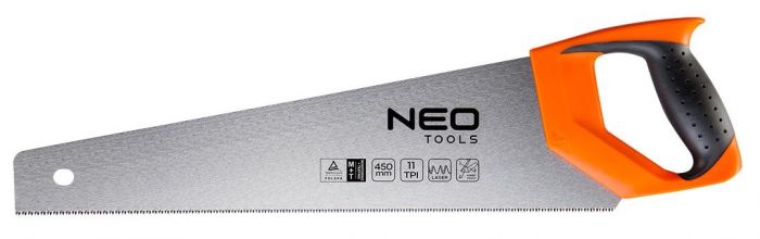 Ножівка по дереву Neo Tools, 450 мм, 11TPI