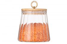 Банка для зберігання Ardesto Fresh Vintage 650 мл, скло, бамбук Банка для зберігання Ardesto Fresh Vintage 650 мл, скло, бамбук