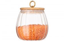 Банка для зберігання Ardesto Fresh Vintage 750 мл, скло, бамбук Банка для зберігання Ardesto Fresh Vintage 750 мл, скло, бамбук