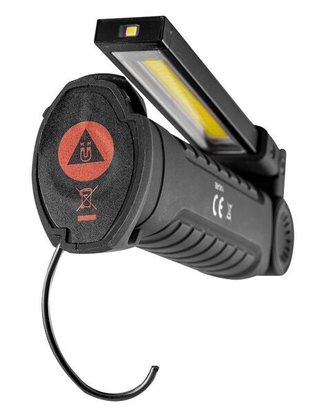 Ліхтар інспекційний NEO, 200 люмен, 3 Вт, USB, 1200мАч, 3.7 Li-ion, LED COB, 2 в 1, лампа + ліхтар, складається, 5 функцій освітлення, червоне світло, IP20