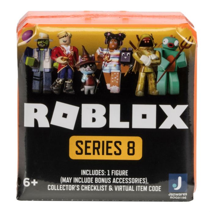 Ігрова колекційна фігурка Jazwares Roblox Mystery Figures Neon Orange Assortment S8