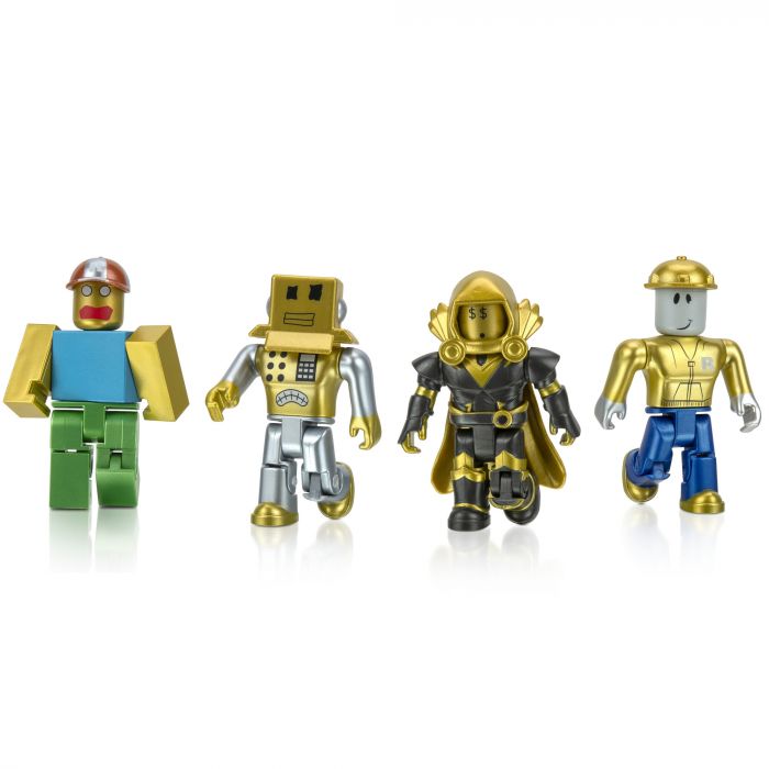 Ігровий набір Jazwares Roblox Four Figure Pack Roblox Icons - 15th Anniversary Gold Collector’s Set