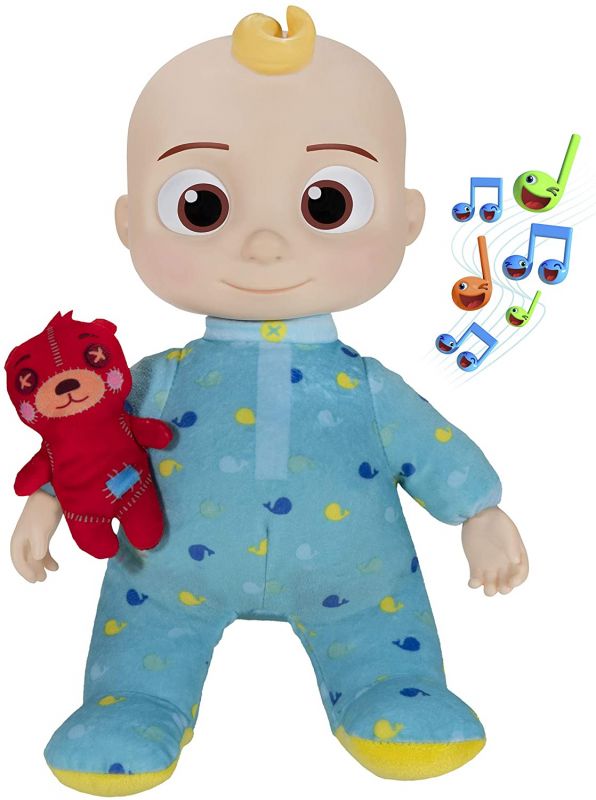 М’яка іграшка CoComelon Roto Plush Bedtime JJ Doll Джей Джей зі звуком