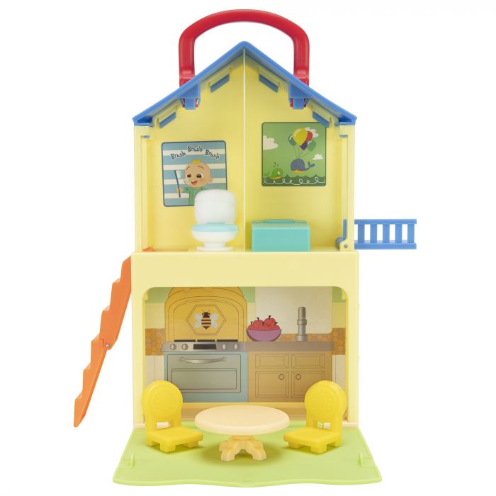 Ігровий набір CoComelon Medium Playset Pop n' Play House - 2 фігурки та 5 аксесуарів