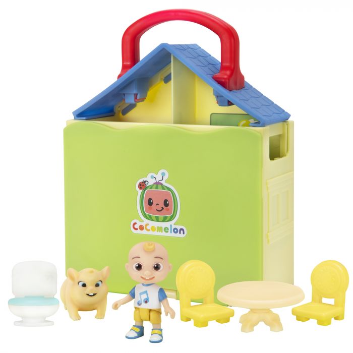 Ігровий набір CoComelon Medium Playset Pop n' Play House - 2 фігурки та 5 аксесуарів