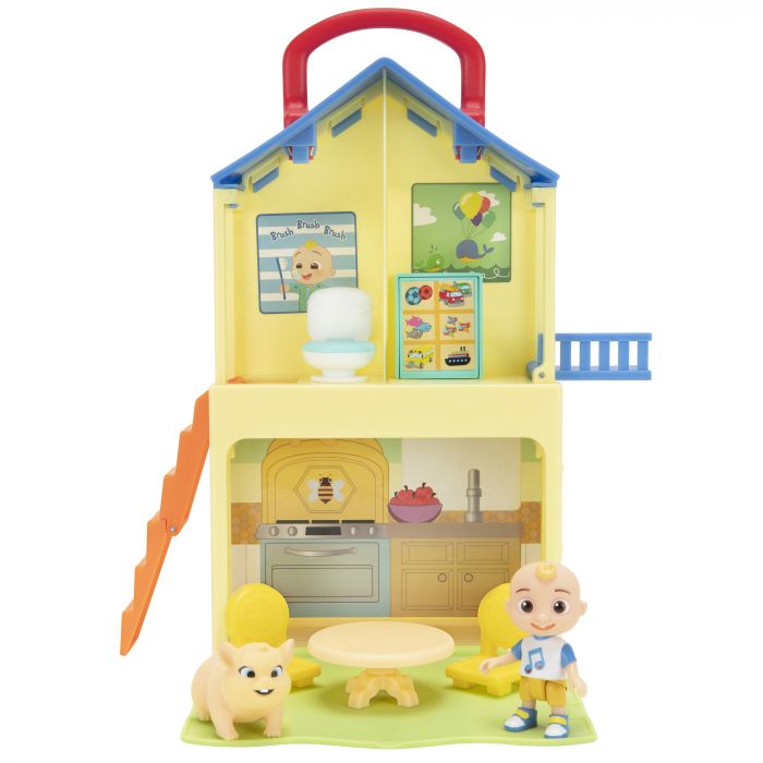 Ігровий набір CoComelon Medium Playset Pop n' Play House - 2 фігурки та 5 аксесуарів