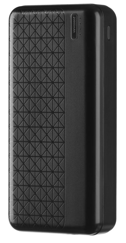 Портативний зарядний пристрій Power Bank 2E Geometry, 20000mAh, Type-C, USB-А, black