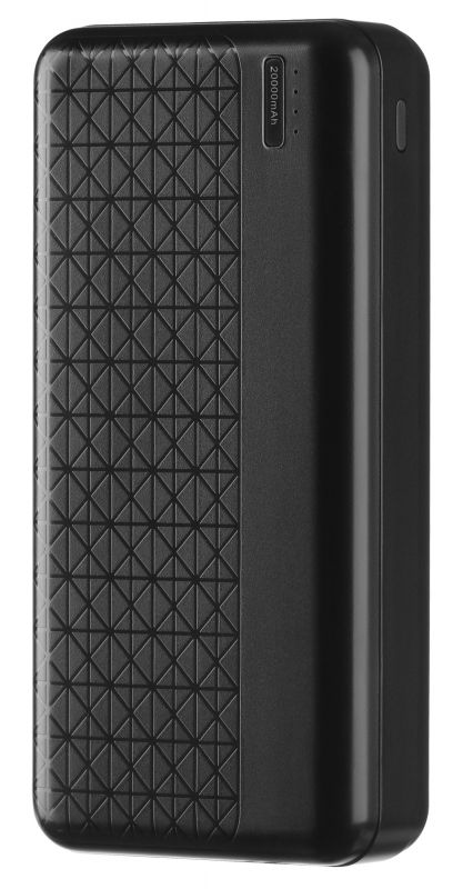 Портативний зарядний пристрій Power Bank 2E Geometry, 20000mAh, PD+QC 3.0 18W, black