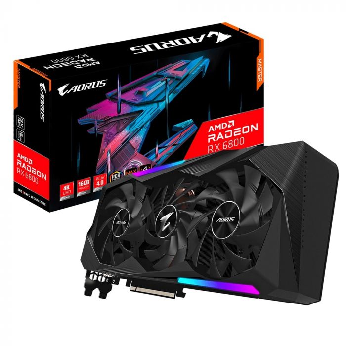 Відеокарта GIGABYTE Radeon RX 6800 16GB GDDR6 AORUS MASTER