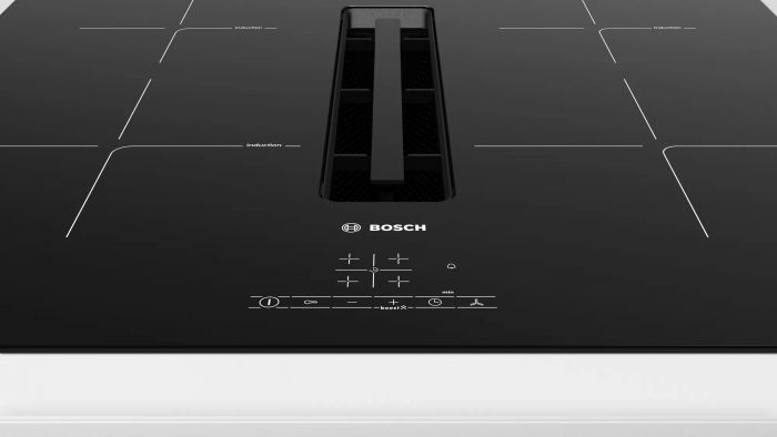 Варильна поверхня з витяжкою Bosch PIE611B15E - індукція/60см/4конф/чорний