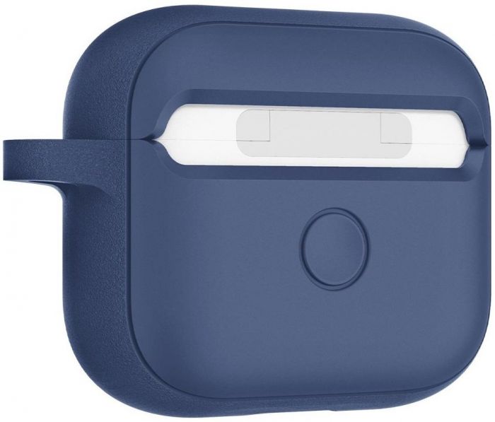 Чохол Spigen для Apple AirPods 3 Silicone Fit, Deep Blue