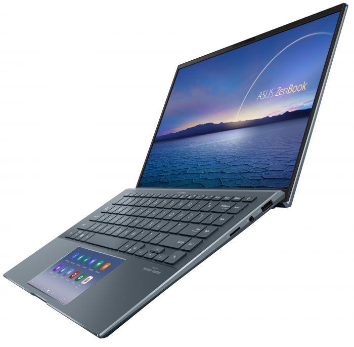 Ноутбук ASUS Zenbook 14 UX435EG-KK512R 14FHD IPS/Intel i7-1165G7/16/1024F/NVD450-2/W10P/Grey