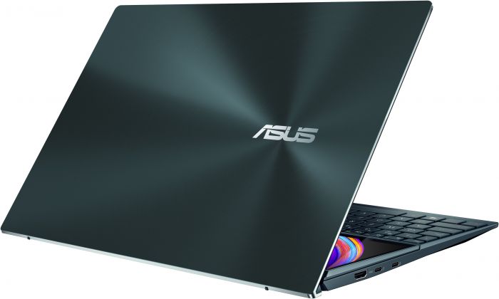 Ноутбук ASUS Zenbook Duo UX482EG-HY286T 14FHD Touch IPS/Intel i7-1165G7/32/1024F/NVD450-2/W10/Blue