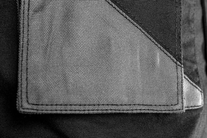 Куртка робоча NEO HD Slim, розмір L (52), 285 г/м2, еластан з посиленою тканиною Oxford, світлоповертаючі елементи, високий комір, еластичні манжети, багатофункціональні кишені, чорно-сіра
