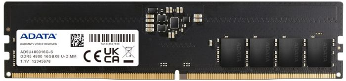 Пам'ять ПК ADATA DDR5 16GB 4800