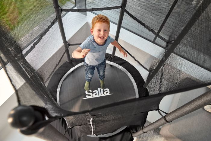 Батут Salta Junior trampoline круглий 140 см Black
