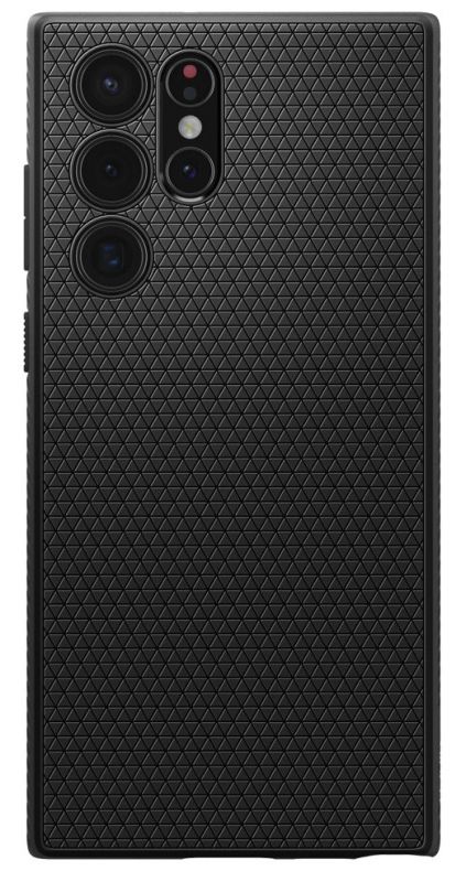 Чохол Spigen для Samsung Galaxy S22 Ultra Liquid Air Matte Black