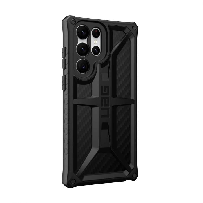 Чохол UAG для Samsung Galaxy S22 Ultra Monarch, Carbon Fiber