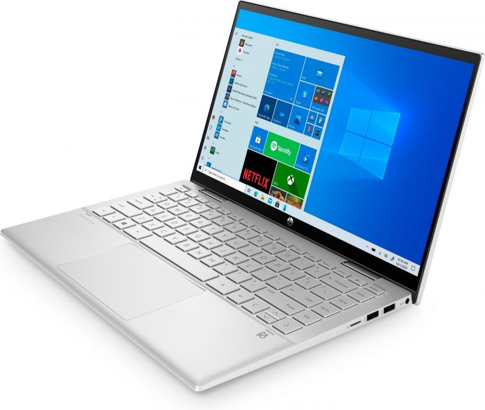 Ноутбук HP Pavilion x360 14-dy0030ua 14FHD IPS Touch/Intel Pen 7505/4/256F/int/DOS/Silver